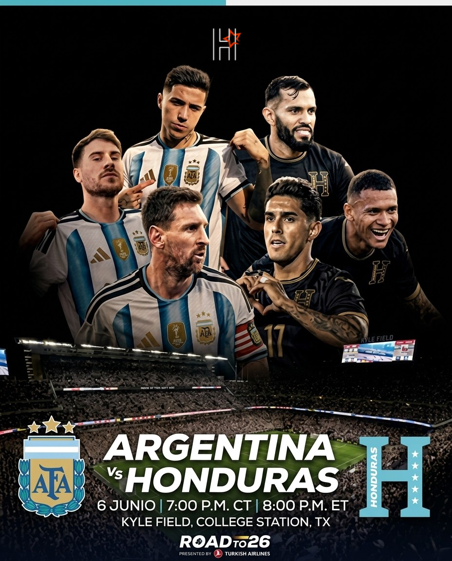 Argentina vs Honduras Match Graphic